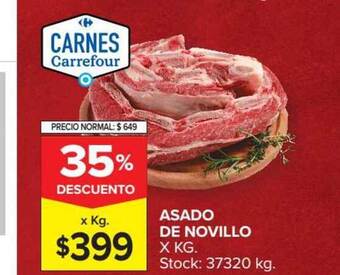 Carrefour Market Asado De Novillo X Kg. oferta