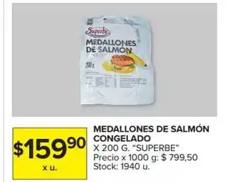 Carrefour Market Medallones De Salmón Congelado x 200g oferta
