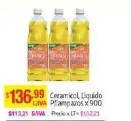Medamax Ceramicol Liquido P-lampazos x 900 oferta