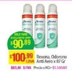 Medamax Rexona Odorono Anti Aero x 87gr oferta