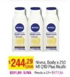 Medamax Nivea Body Q10 Plus Reafir oferta