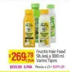 Medamax Fructis Hair Food Sh. Enj Varios Tipos x 300ml oferta