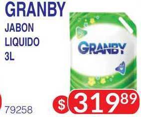 Masivos Granby Jabon Liquido 3L oferta