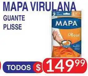 Masivos Mapa Virulana Guante Plisse oferta
