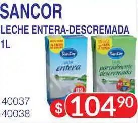 Masivos Sancor Leche Entera Descremada 1L oferta