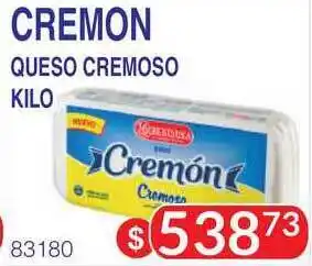 Masivos Cremon Queso Cremoso Kilo oferta