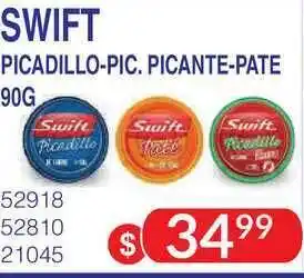 Masivos Swift Picadillo-Pic. Picante-Pate 90G oferta