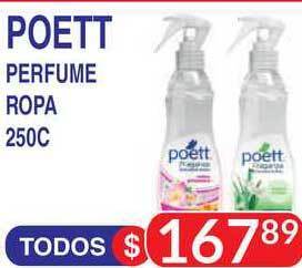 Masivos Poett Perfume Ropa 250C oferta