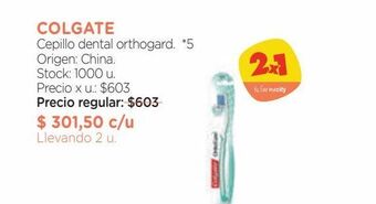 Farmacity Colgate cepillo dental orthogard. oferta