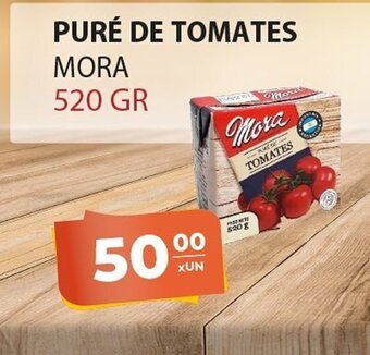 El Milagro Mayorista Puré de Tomates Mora 520 Gr oferta