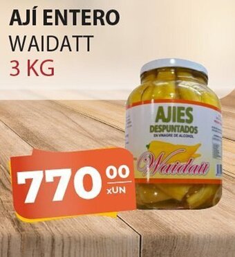 El Milagro Mayorista Ají Entero Waidatt 3 Kg oferta