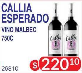 Masivos Callia Esperado Vino Malbec oferta