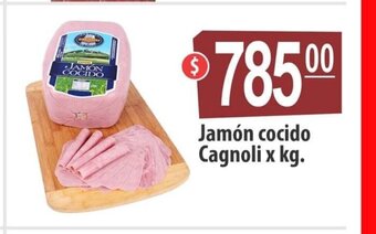 Autoservicio Capo Jamón cocido Cagnoli x kg oferta