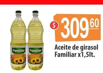 Autoservicio Capo Aceite de girasol Familiar x 1,5 lt. oferta