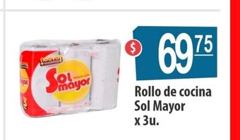 Autoservicio Capo Rollo de cocina Sol Mayor x 3u. oferta