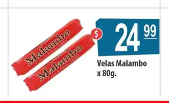 Autoservicio Capo Velas Malambo x 80g. oferta