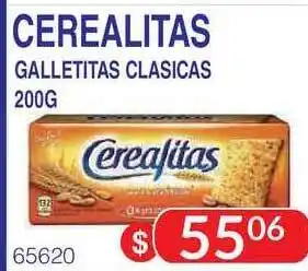 Masivos Cerealitas Galletitas Clasicas 200g oferta
