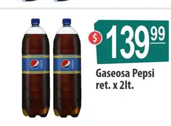 Autoservicio Capo Pepsi Gaseosa ret. x 2lt. oferta
