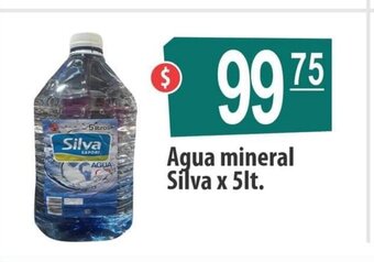 Agua mineral Silva x 5lt.