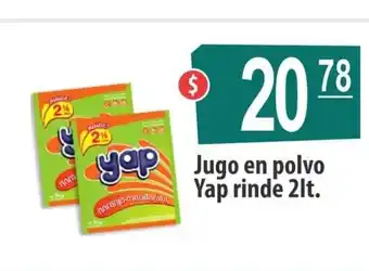 Autoservicio Capo Jugo en polvo Yap rinde 2lt. oferta