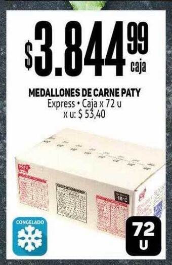 Makro Medallones De Carne Paty oferta