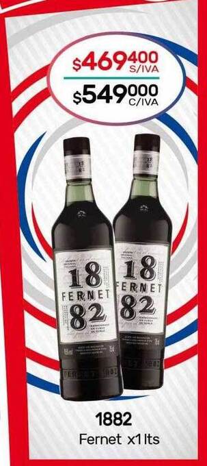 Nini Mayorista 1882 Fernet oferta