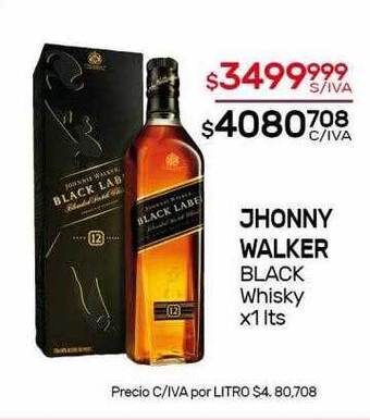 Nini Mayorista Johnny Walker Black Whisky oferta