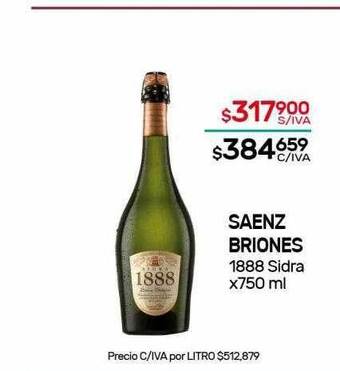 Nini Mayorista Saenz Briones 1888 Sidra oferta