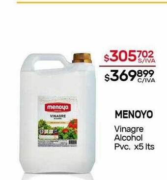 Nini Mayorista Menoyo Vinagre Alcohol oferta