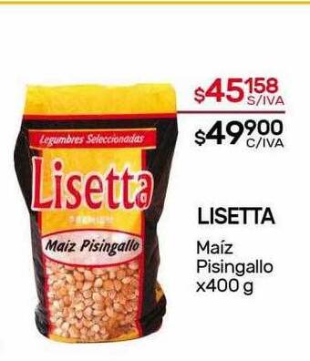Nini Mayorista Lisetta Maíz Pisingallo oferta