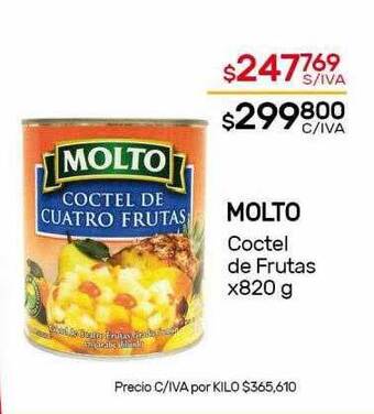 Nini Mayorista Molto Coctel De Frutas oferta