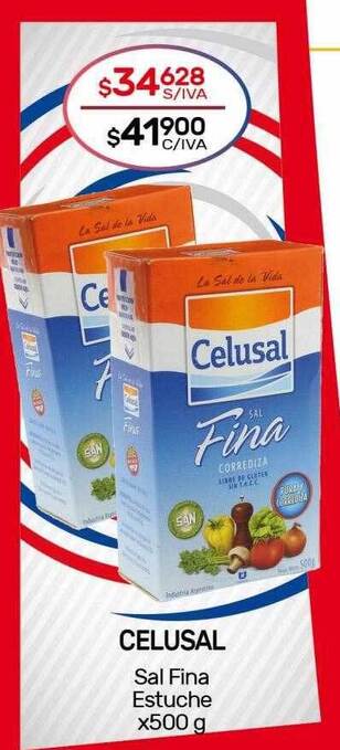 Nini Mayorista Celusal Sal Fina Estuche oferta