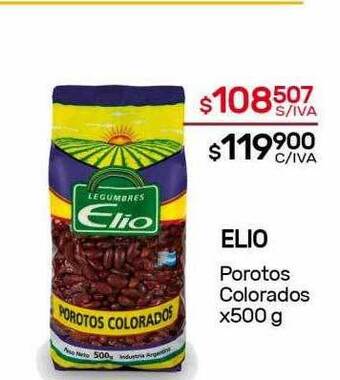 Nini Mayorista Elio Porotos Colorados oferta