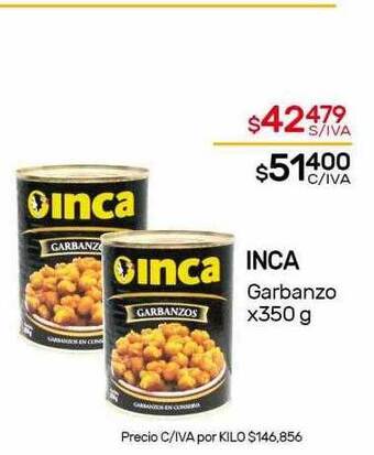 Nini Mayorista Inca Garbanzo oferta