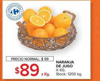 Carrefour Market Naranja De Jugo oferta