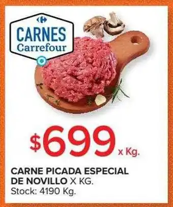 Carrefour Market Carne Picada Especial De Novillo oferta