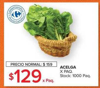 Carrefour Market Acelga oferta