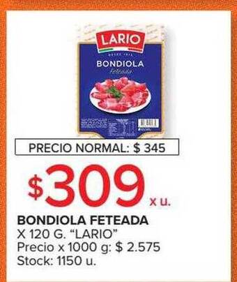 Carrefour Market Bondiola Feteada oferta