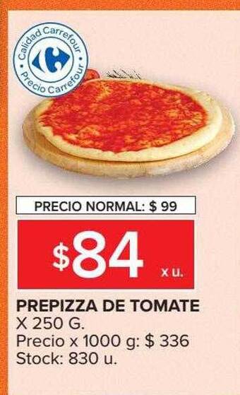Carrefour Market Prepizza De Tomate oferta
