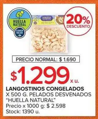 Carrefour Market Langostinos Congelados oferta
