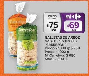 Carrefour Market Galletas De Arroz oferta