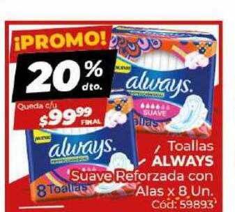 Diarco Toallas Always oferta