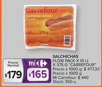 Carrefour Market Salchichas oferta