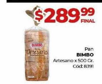 Diarco Pan Bimbo oferta