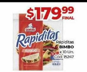 Diarco Rápiditas Bimbo oferta