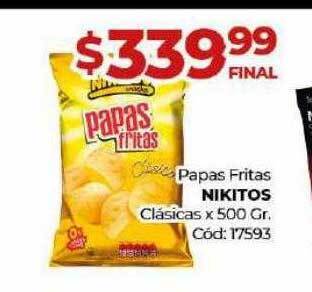 Diarco Papas Fritas Nikitos oferta