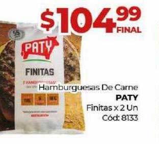 Diarco Hamburguesas De Carne Paty oferta