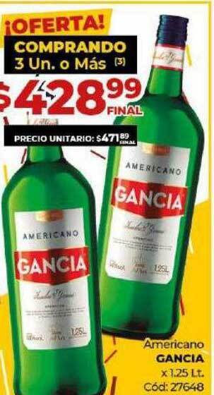 Diarco Americano Gancia oferta
