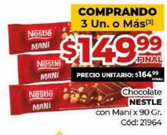 Diarco Chocolate Nestle oferta