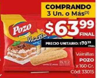 Diarco Vainillas Pozo oferta